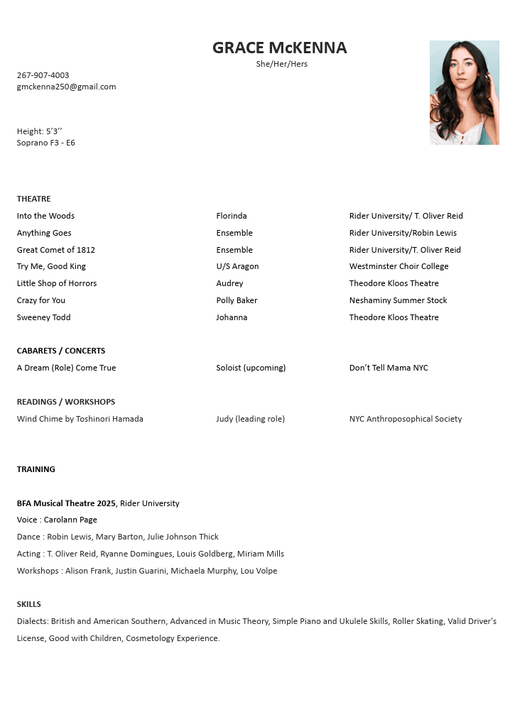Resume Preview
